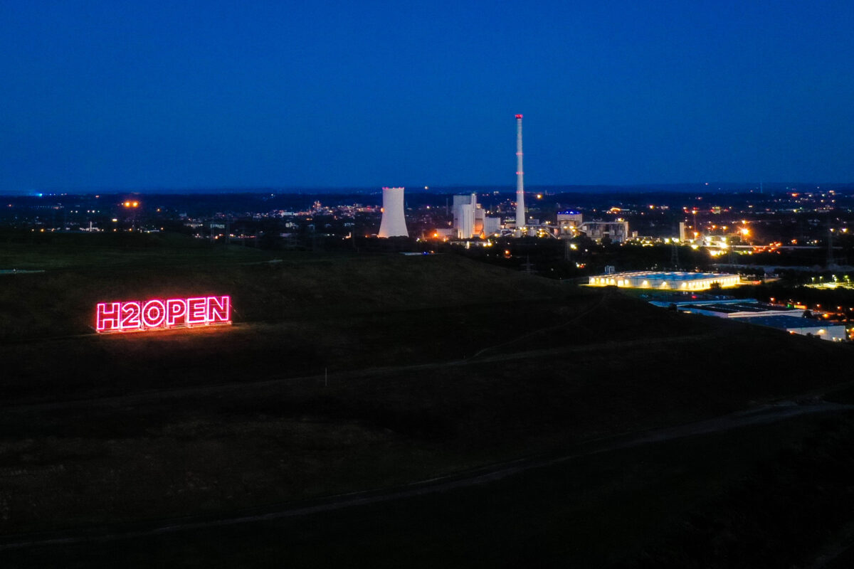 Kraftwerk Ruhrgebiet Wasserstoff Halde Hoheward